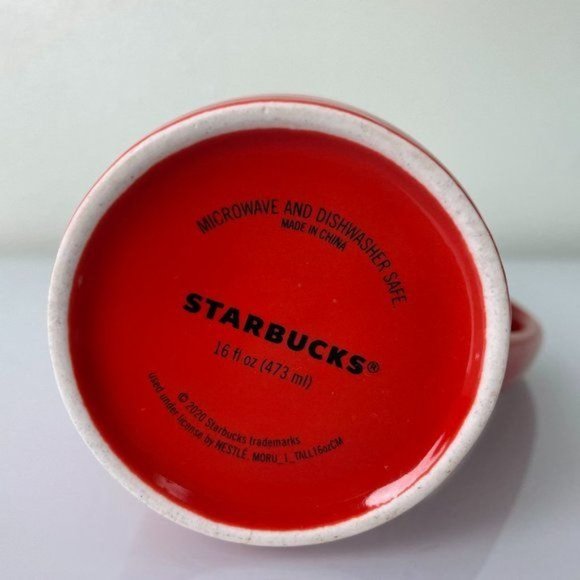 2020 Starbucks Love Hearts Arrows 16oz Ceramic Tall Coffee Mug - Picture 8 of 8